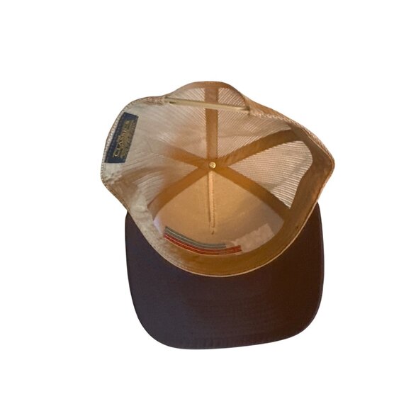 Every Man Jack Trucker Hat Brown With Embroidered Logo ZSnapback - Picture 4 of 6